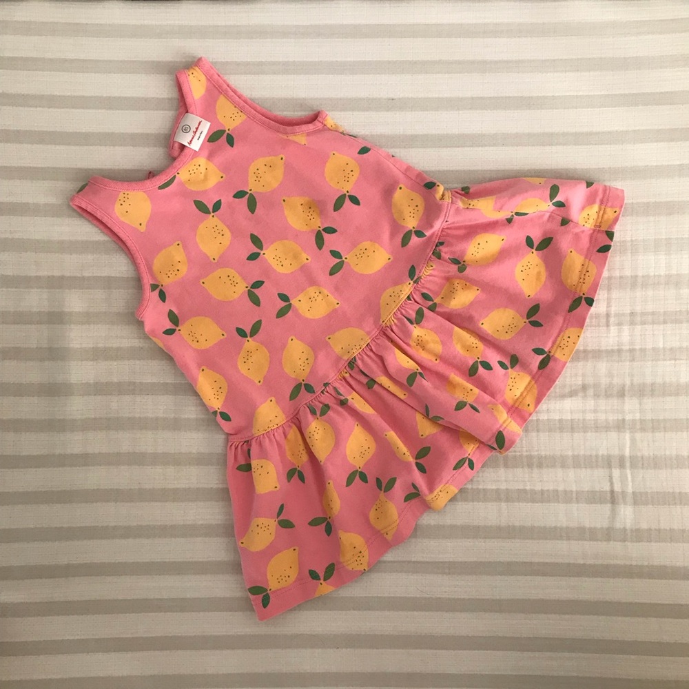 Hanna Andersson lemon dress 85 (2T)